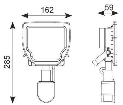 ansell floodlight pir