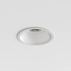 Astro 1249034 Minima Slimline Round Fixed Fire-Rated IP65 in Matt White