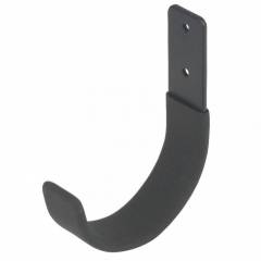 Heavy Duty Anti-Slip Flat Storage Hook Black 120mm